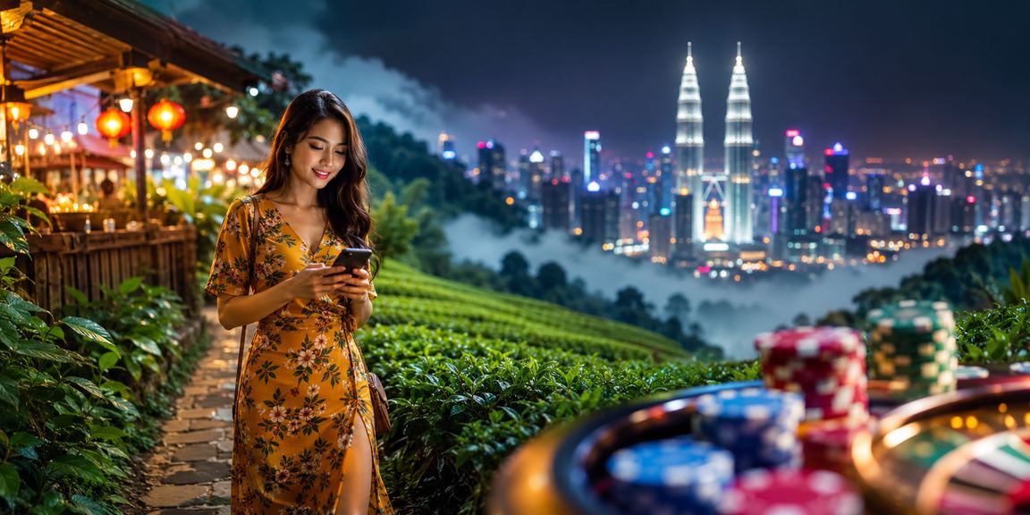 Kasino mudah alih gaya Malaysia di Kuala Lumpur dengan antara muka bonus mesra